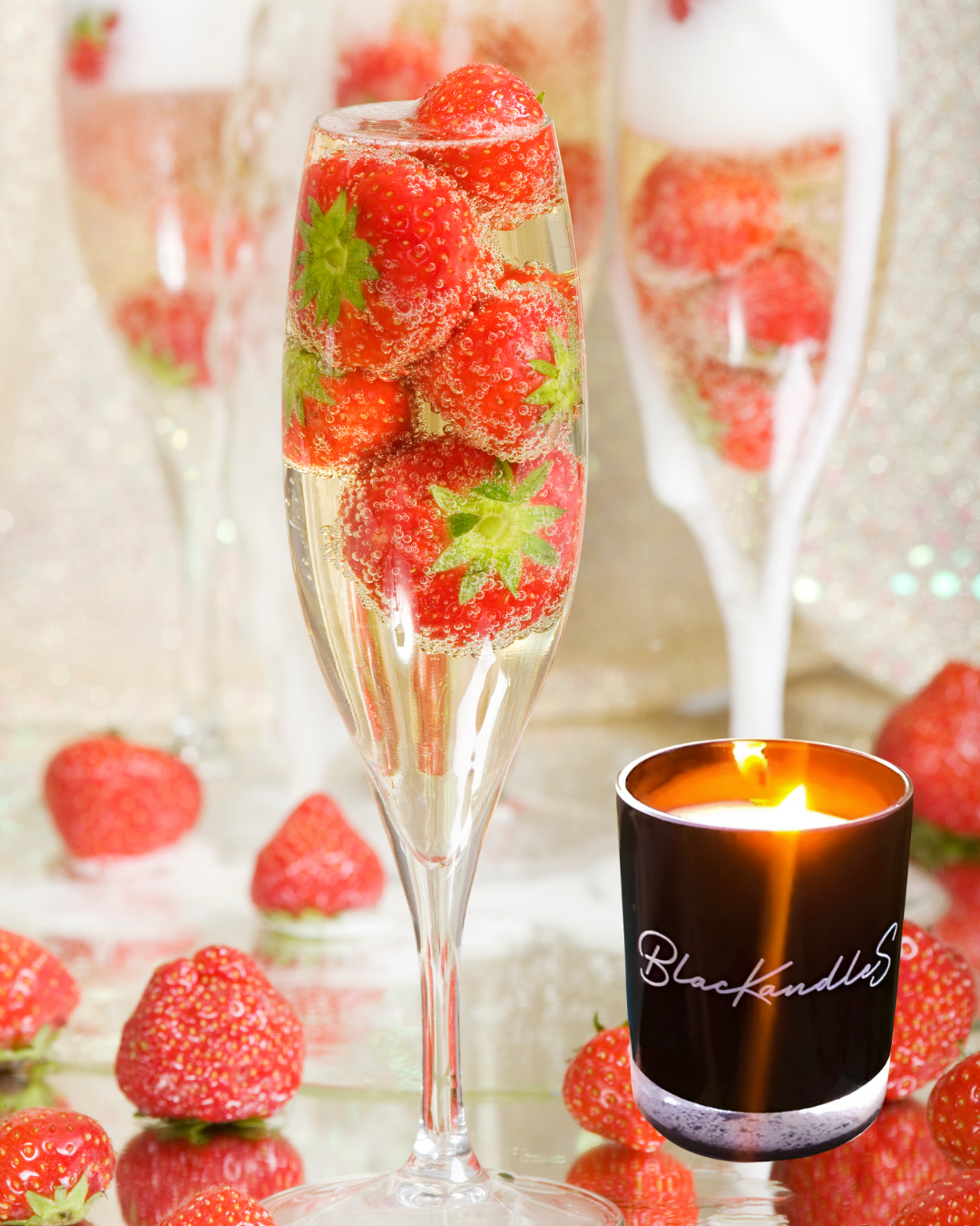 Champagne & Strawberries KandleS