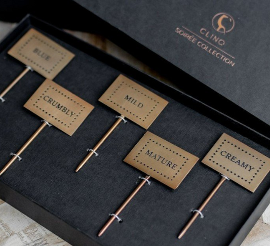 Copper Cheese Toppers (set of 5)