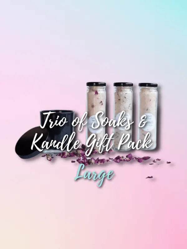Trio of Soaks &amp; Kandle Gift Pack (Large)