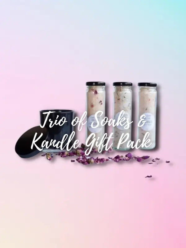 Trio of Soaks &amp; Kandle Gift Pack (medium)